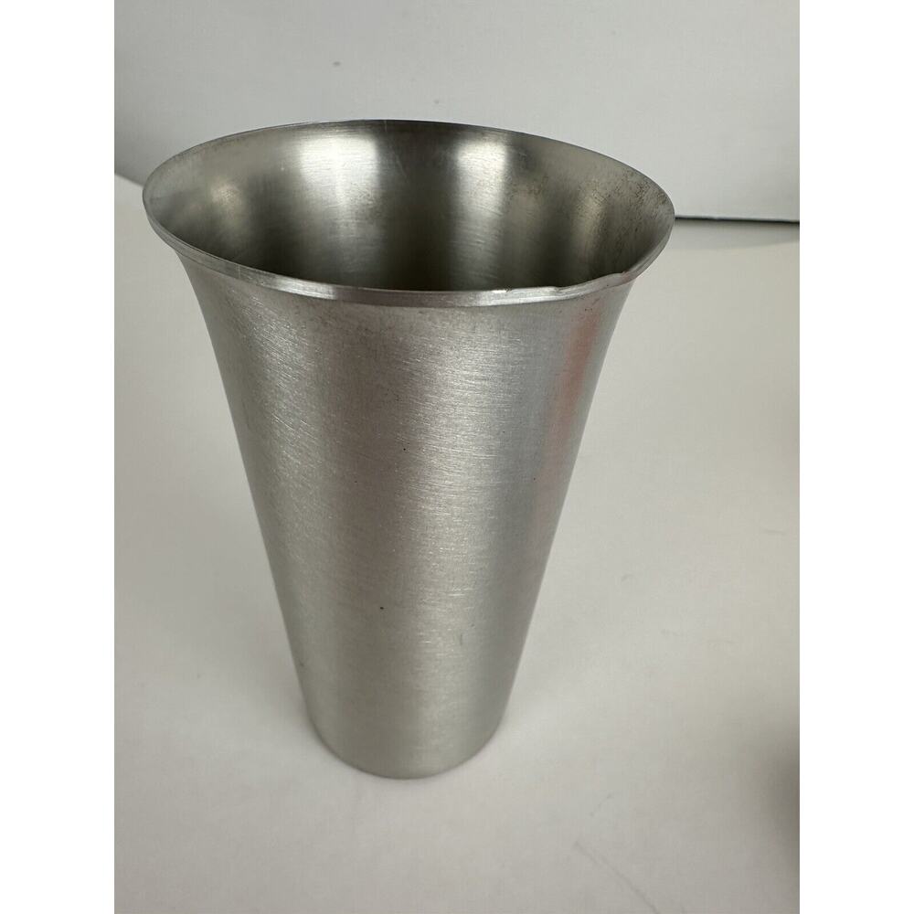 Pewter Web Early American Reproduction Water Goblet 5 x 3 ins. Vintage 1980